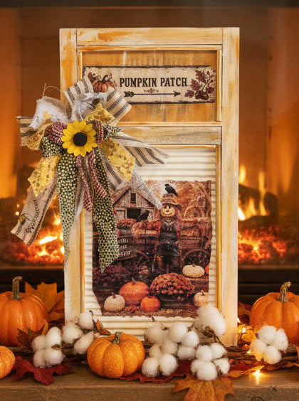 Whimsical Faux Washboard Decor