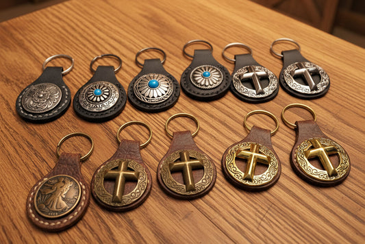 Handmade Leather Keychain