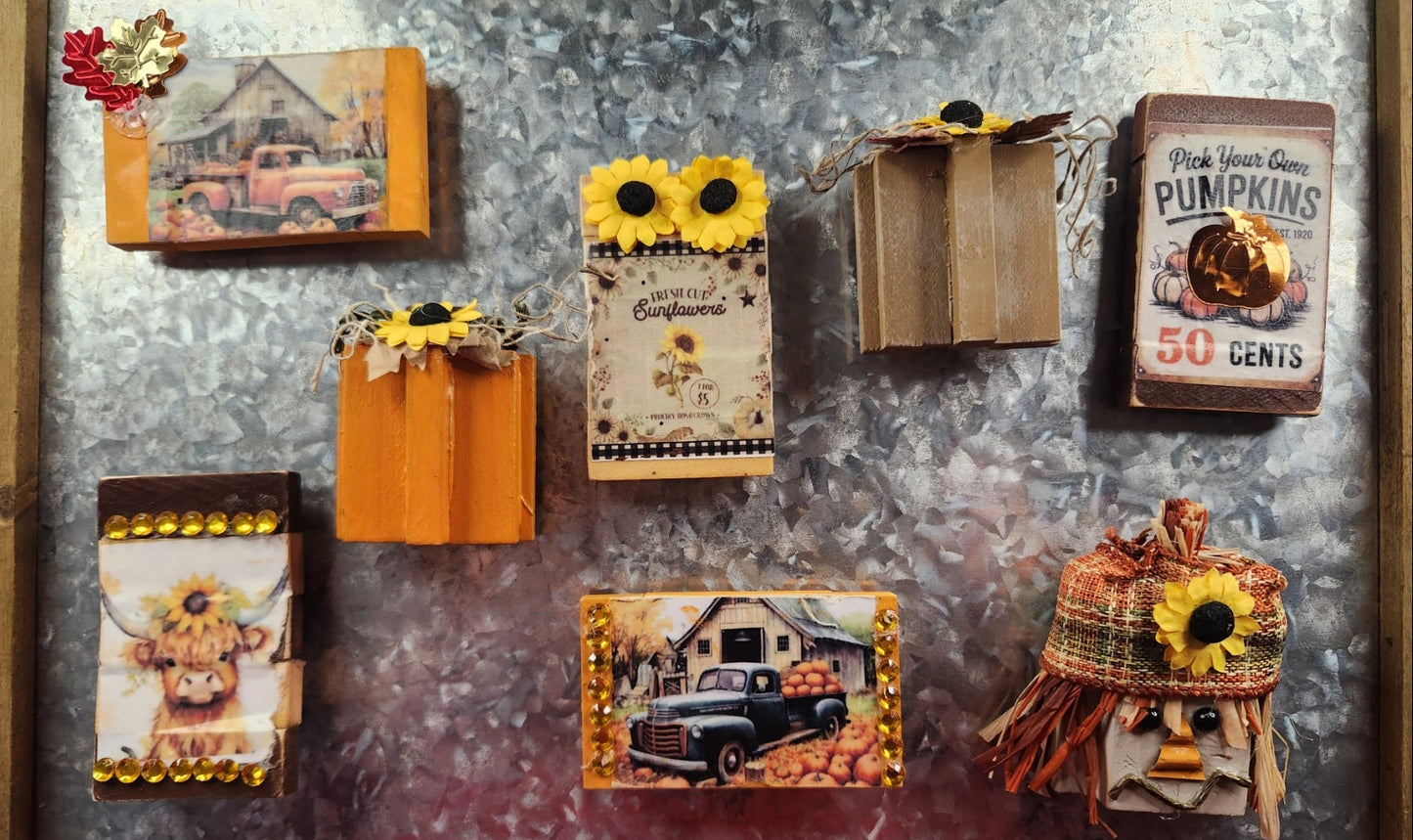 Decorative Magnets Fall Holiday