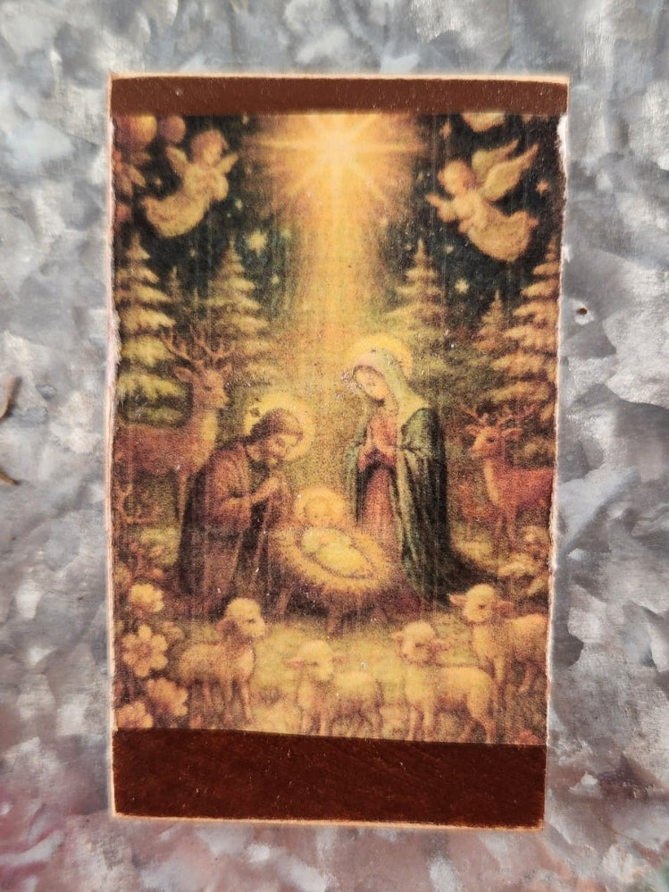 Vintage Christmas Deco Magnets