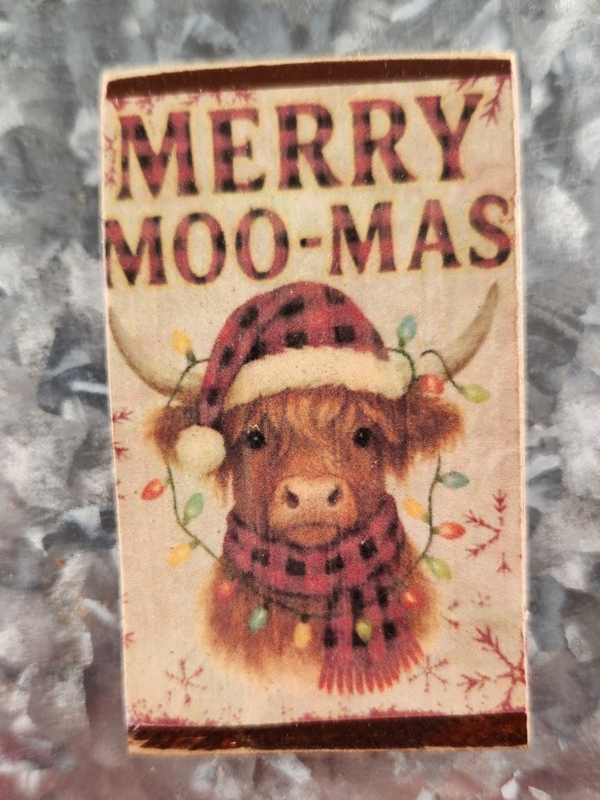 Vintage Christmas Deco Magnets