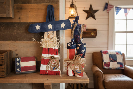Patriotic  Uncle Sam/ Firecracker bundle