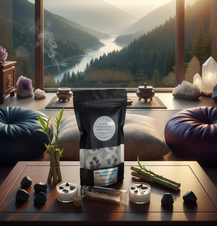 Black Tourmaline Meditation Tea Candle Pack