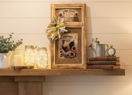 Whimsical Faux Washboard Decor