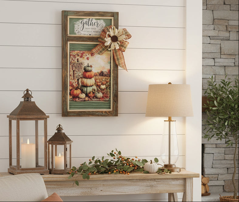 Whimsical Faux Washboard Decor