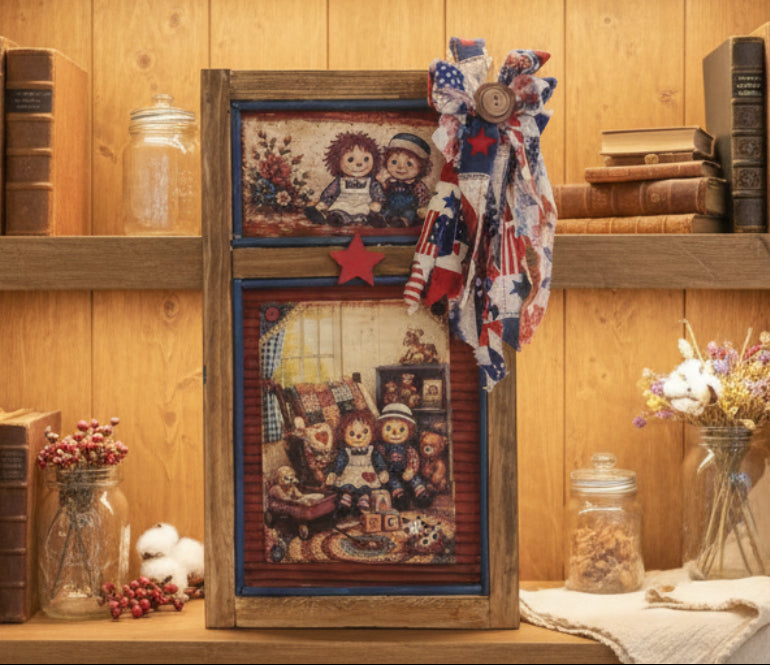 Whimsical Faux Washboard Decor