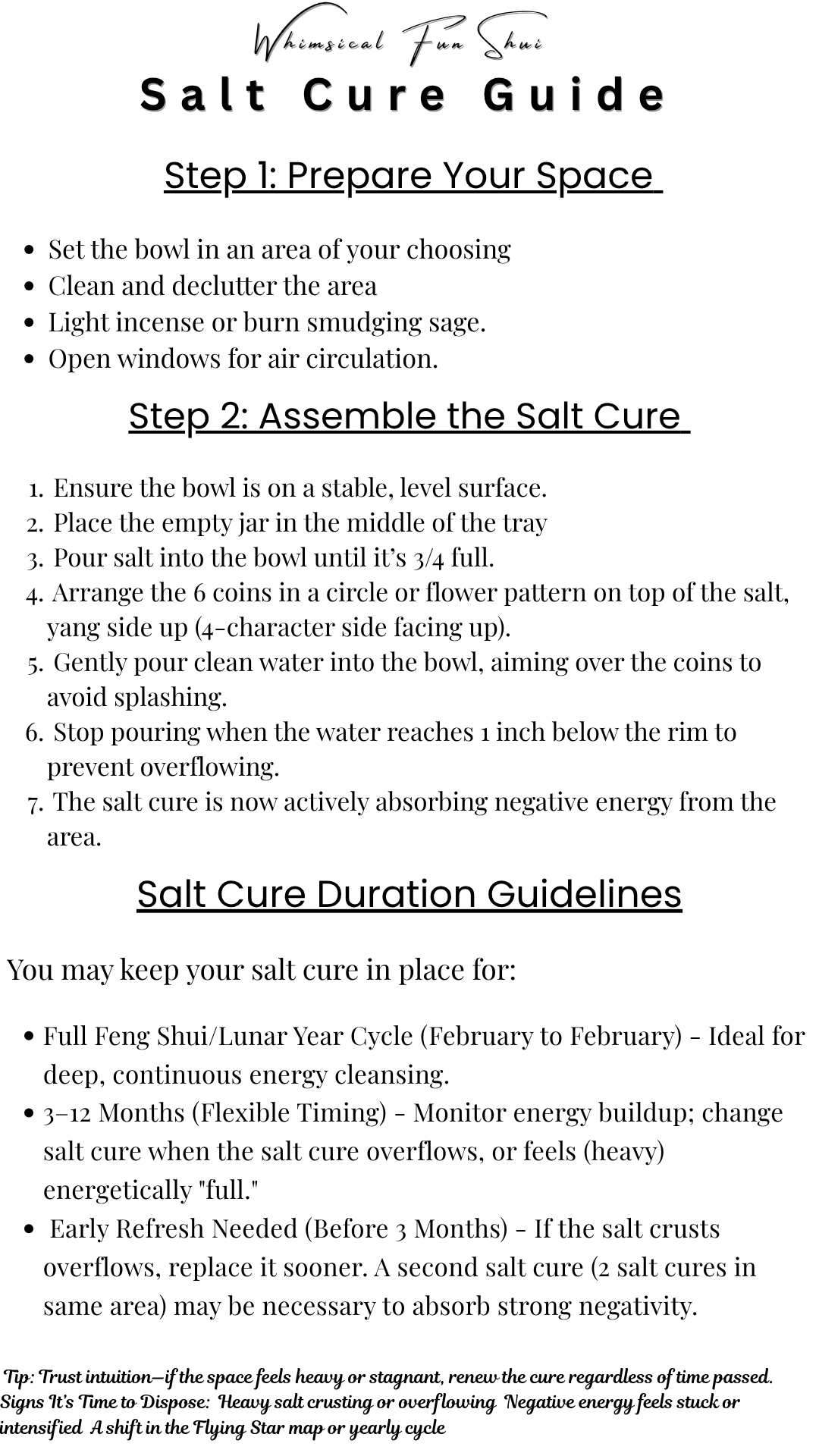 Salt Cure Cleansing Kits