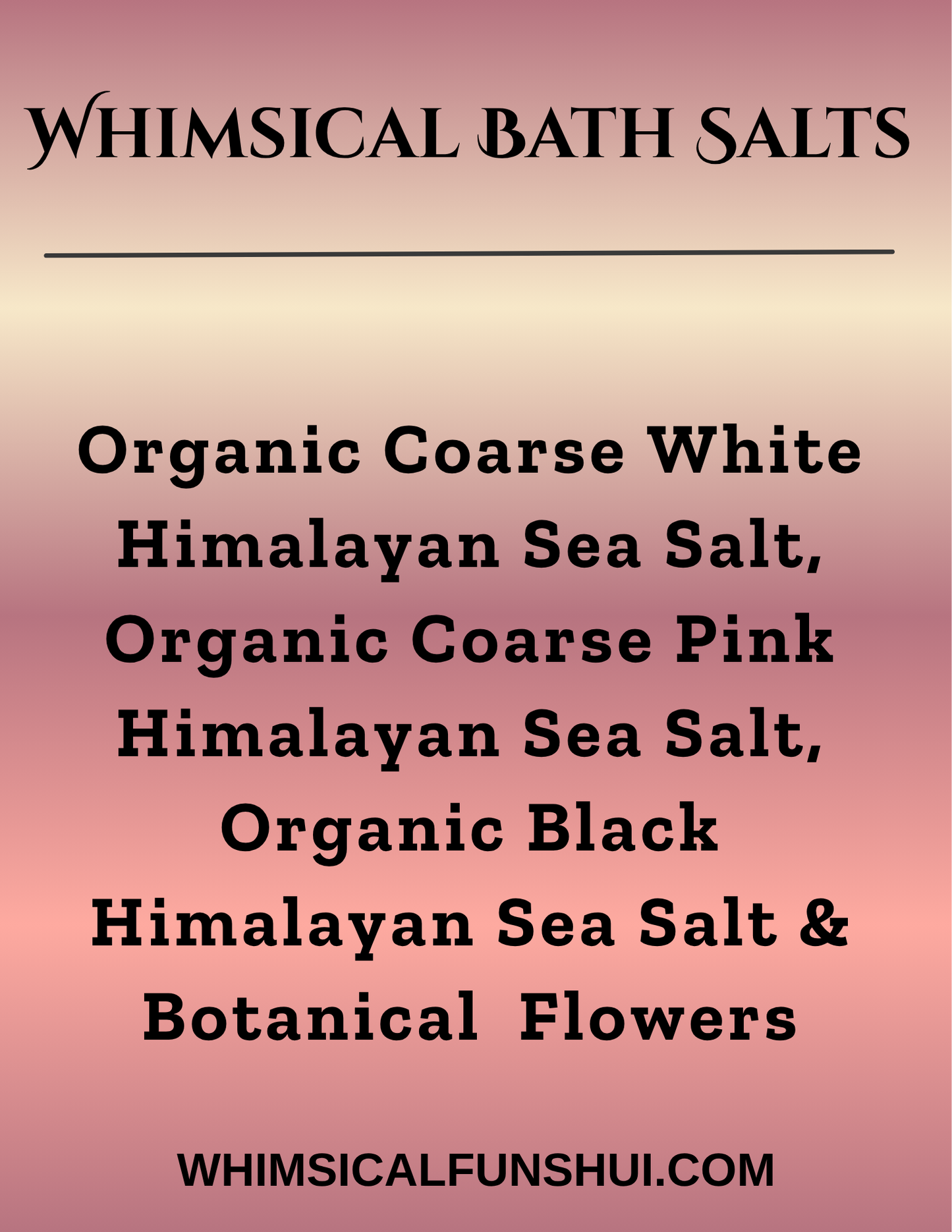 Whimsical Bath Salts - 10.5 OZ