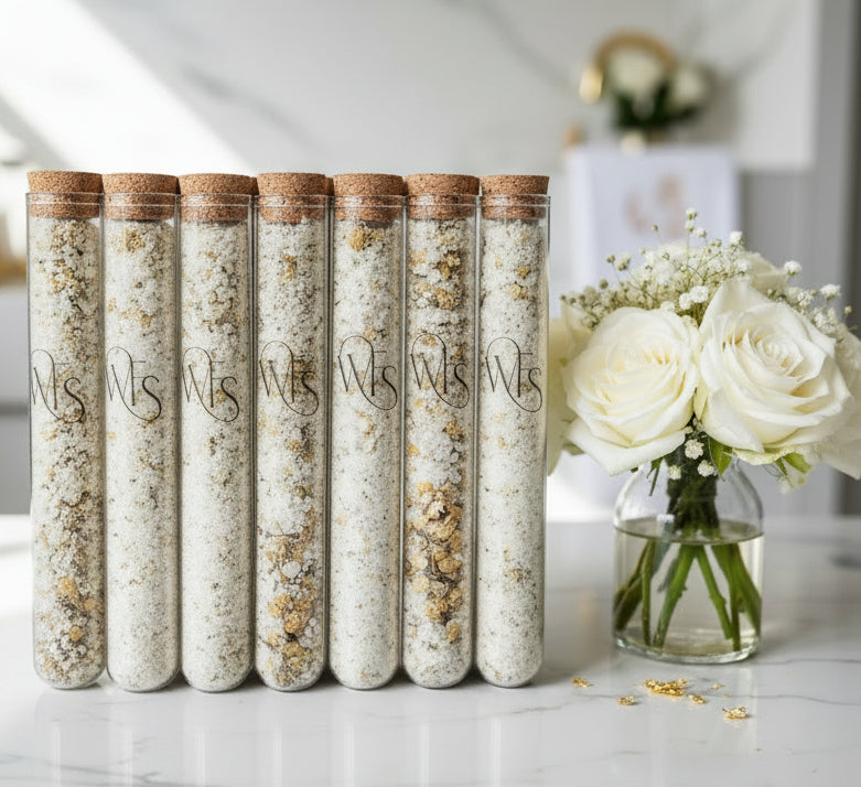 Whimsical Bath Salts Set of 8-1 oz tubes