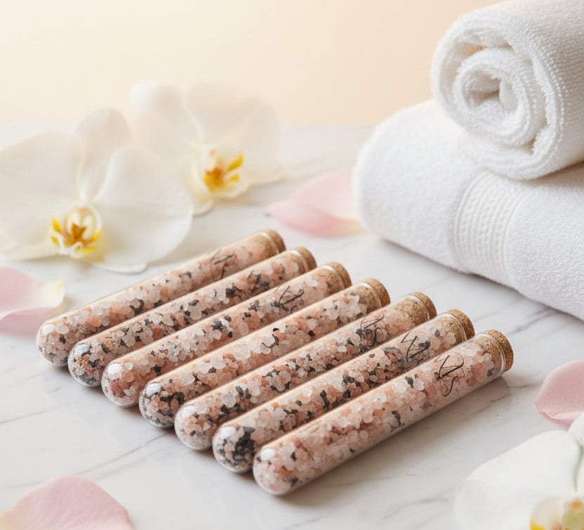Whimsical Bath Salts Set of 8-1 oz tubes