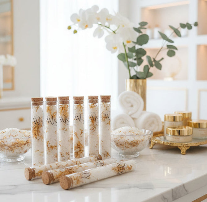 Whimsical Bath Salts Set of 8-1 oz tubes
