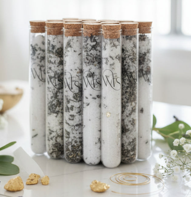 Whimsical Bath Salts Set of 8-1 oz tubes